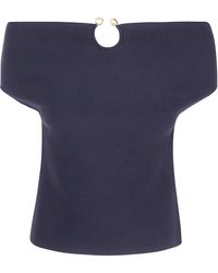 Alberta Ferretti - Top Viscose Stretch - Lyst