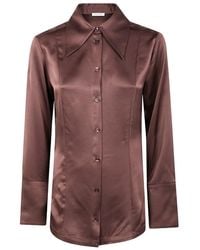 By Malene Birger - 'Rosiannas Satin' Classic Shirt - Lyst