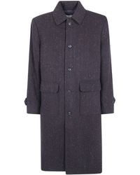 Les Deux - Coat Herringbone "Herringbone Wool Coat" - Lyst
