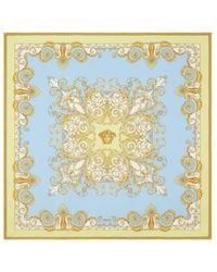 Versace - Barocco Print Silk Foulard - Lyst