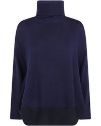 Pierantoniogaspari - Sweater Bicolor "Bicolor High Neck Sweater" - Lyst