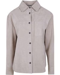 DR. HOPE - Classic Suede Overshirt - Lyst