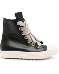 Rick Owens - High-Top Jumbo-Lace Sneakers - Lyst