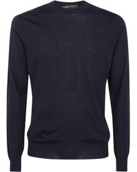 FILIPPO DE LAURENTIIS - Round Neck Sweater "Round Neck Sweater" - Lyst