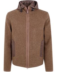 Aspesi - Giacca Con Cappuccio "Werner" - Lyst