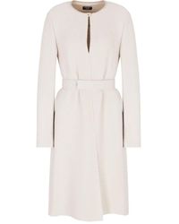 Emporio Armani - Long Sleeve Dress - Lyst