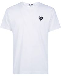 COMME DES GARÇONS PLAY - T-Shirt Heart Emblem - Lyst