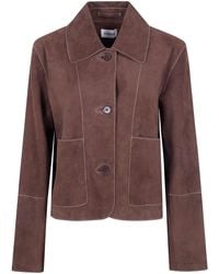 P.A.R.O.S.H. - P. A.R. O.S. H. "Minuetto" Suede Jacket - Lyst