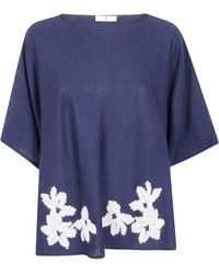 Whyci - Jacket Embroidered Poncho - Lyst