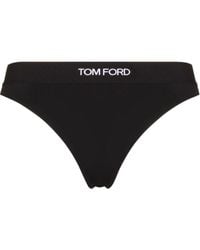 Tom Ford - Logo-waistband Thong - Lyst