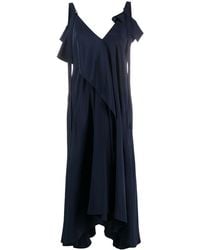 Y's Yohji Yamamoto - U A Line Flare Dress W/Strap - Lyst