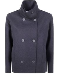 Harris Wharf London - Giacca Donna Corta A Collo Alto - Lyst