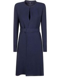 Emporio Armani - Long Sleeve Dress - Lyst