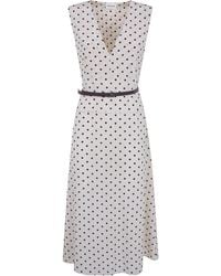 P.A.R.O.S.H. - P. A.R. O.S. H. "Sbillo" Midi Dress - Lyst