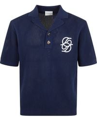 Drole de Monsieur - "Maille Monogramme" Polo Shirt - Lyst