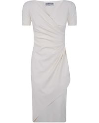 La Petite Robe Di Chiara Boni - "Charisse" Short Sleeves Jersey Dress - Lyst