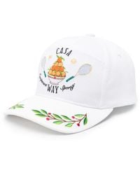 Casablancabrand - Casa Way Laurel Embroidered Cap - Lyst
