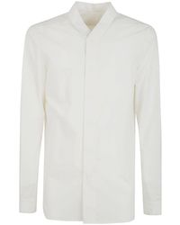 Rick Owens - Snap Collar Faun Shirt Clothing - Lyst
