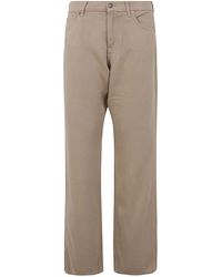7 For All Mankind - Tess Trouser Colored Sand - Lyst