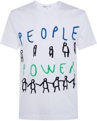 Comme des Garçons - Printed Logo Tee - Lyst