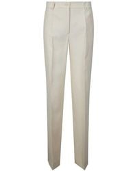 P.A.R.O.S.H. - P. A.R. O. H. "Raisa26" Viscose Linen Trousers - Lyst