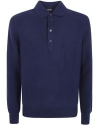 ZEGNA - "Z Lux Leisurewear" Polo Neck Sweater - Lyst