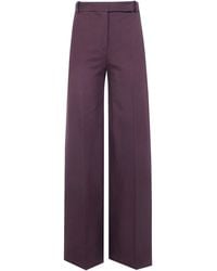 JOSEPH - "Yukio" Gabardine Stretch Trousers - Lyst
