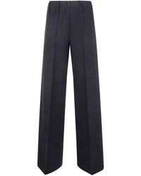 Liviana Conti - Ethan Wide Jersey Trousers - Lyst