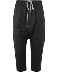 Rick Owens - Cargo Cropped Trousers Clothing - Lyst