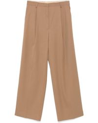 Dries Van Noten - Wool Wide-Leg Trousers - Lyst