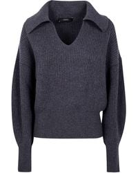 JOSEPH - Open Neck Long Sleeves New Cardigan Stitch Rws - Lyst