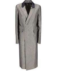 SAPIO - Double Breasted Coat - Lyst