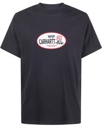 Carhartt - Short Sleeves "Harlequin Bbg" Organic Cotton T-Shirt - Lyst