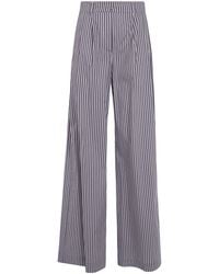 DR. HOPE - Wide Leg Pince Trousers - Lyst