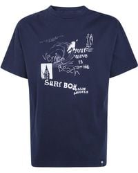 Palm Angels - T-Shirt Regular Fit "Surf Boy" - Lyst
