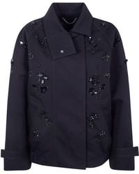 Golden Goose - "Journey W's" Over Short Trench Coat Padma Heavy Cotton W - Lyst