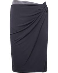 Versace - Draped Skirt - Lyst
