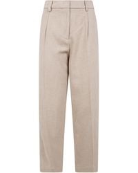 DR. HOPE - Elastic Waist Trousers - Lyst