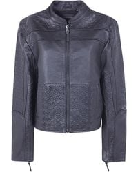 Daily Paper - "Structured" Leather Jacket - Lyst