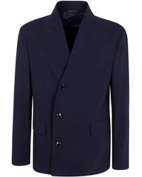 Giorgio Armani - Sweater 100% Virgin Wool "Asymmetrical Cardigan" - Lyst
