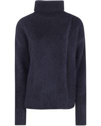 Uma Wang - "Fluffy Wool" Highneck Top - Lyst