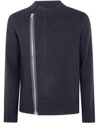 Sacai - Wool Knit Blouson - Lyst