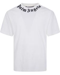 Palm Angels - "Neck Logo" Regular Tee - Lyst