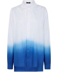 Maria Calderara - Shaded Cotton Muslin Shirt - Lyst