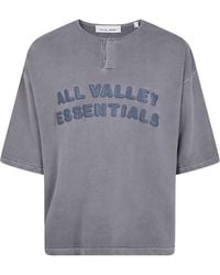 Fear Of God - T-Shirt Short Sleeve "3/4" Henley Sweatshirt" - Lyst