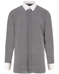 Tom Ford - Camicia Con Stampa Sharkskin Grafica Con Colletto E Polsi A C - Lyst