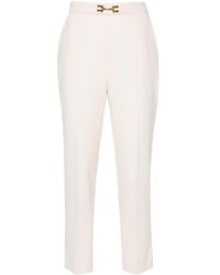 Elisabetta Franchi - Tailored Cropped Trousers - Lyst
