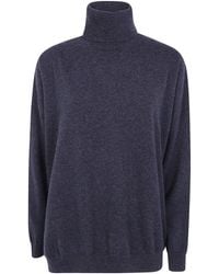 Gentry Portofino - Sweater Asymmetric "Asymmetric Knit Sweater" - Lyst