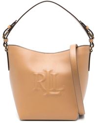 Ralph Lauren - Witley Medium Br Bucket Bag Medium - Lyst