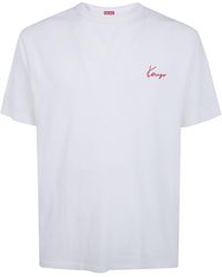 KENZO - "Gots Archive Rose Outlined" Classic T-Shirt - Lyst